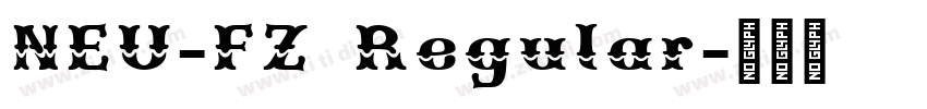 NEU-FZ Regular字体转换